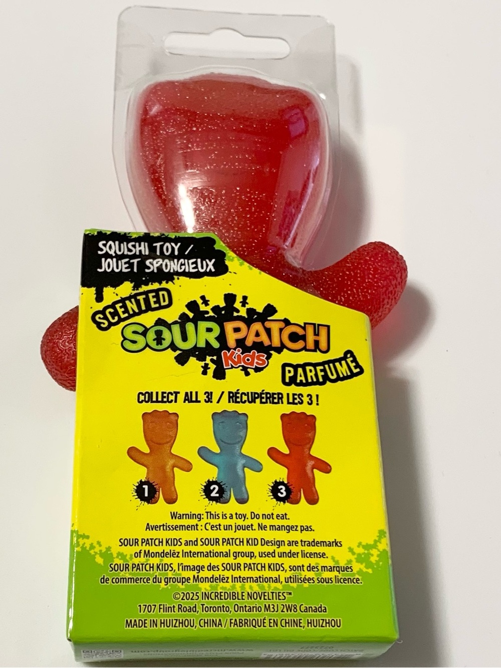 Sour Patch Kids Scented Squishi Toy Squishy Fidget NEW RED - Picture 2 of 4